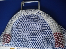Wired Handle COMMERCIAL Type Mesh Bag  Large      WHITE Mesh