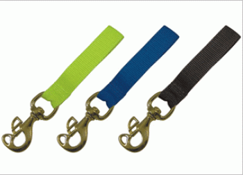 BrassButterflySnapwNeonYELLOW1inchwebbing