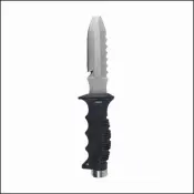 Blunt Tip 420SS Knife  "All Black Handle" - Product Image