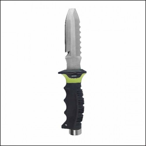 BluntTip420SSKnifeYellowHandleAccents