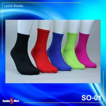 NeonYellowLycraSocksPair