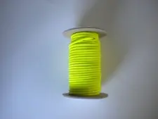 100 Foot Roll 3/16" Bungee Shock Cord "Neon Yellow!" Commercial Grade  - Product Image
