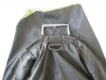 NylonCatchBagBlackYellowwDRing112x28InchesMedium