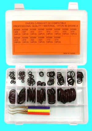 140 Pieces Viton - 14 Sizes / VITON O-Ring Kit w/ Brass Picks - Product Image