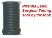 12LatexSurgicalSPEARGUNTubingBLACKw316Wall