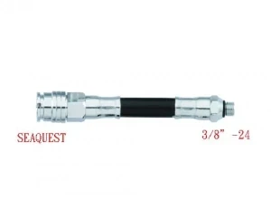 SeaQuest 36" inch Low Pressure Black Rubber Hose