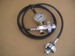 Braided Hose ONLY Din Cylinder Transfill Whip 60" inches Long w/ NO gauge! HOSE ONLY!!