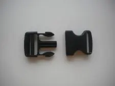 1.5 inch plastic Complete male/female Snap Clips - Product Image