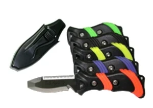 Piranha Blunt Tip Knife Black/Black Handle - Product Image