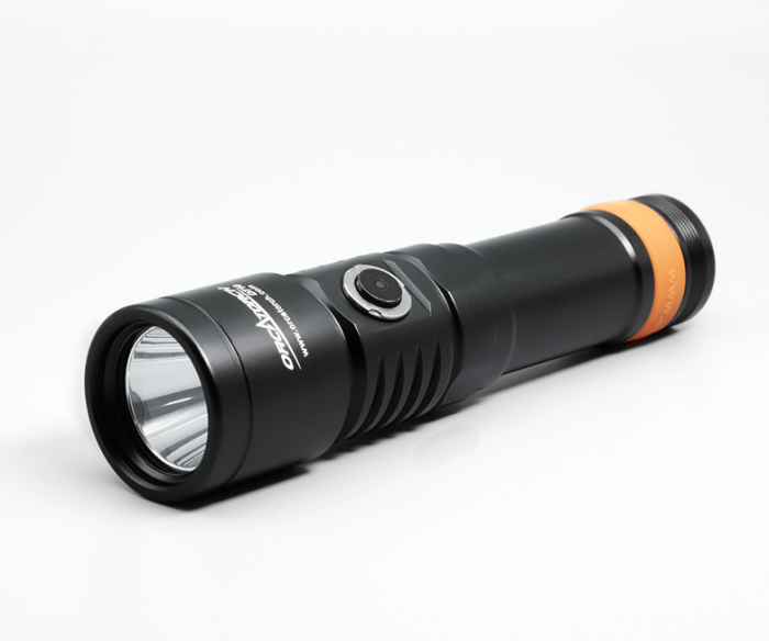 OrcatorchD7103000LumenDiveLightKitBlackBodyFreeUSPSDomesticShipping