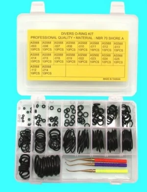 200 Piece Buna - 18 Sizes / NBR-Buna O-Ring Kit NO PICKS INCLUDED with this kit! - Product Image