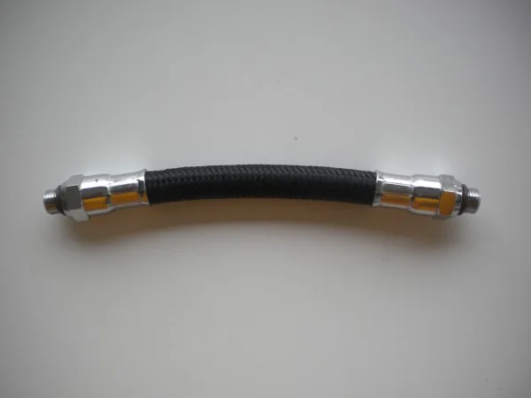 NewLowPressureBRAIDED18Inch38maleto38maleBlackHose