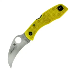 Tasman Salt Folding Knife w/Yellow FRN Handle 