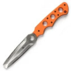 Hammond A.B.C. ER Knife, Duel Edged, Orange Handle, Sheath 