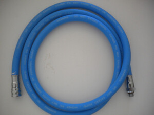 New Hose & Color! 44" LP PVC Rubber Hose BLUE! - Product Image