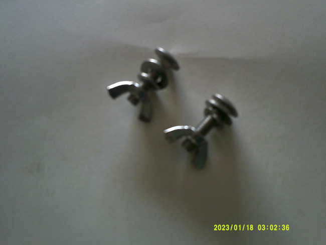 BoltKitforSingleTankAdapter34inchLongboltsetinStainlessSteelPair