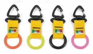 Octo Holder w/ Silicone Ring YELLOW Webbing****BLACK Ring - Product Image