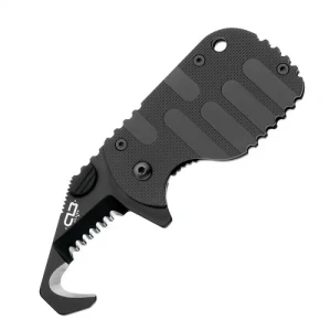 Compact Rescue Model w/Black FRN Handle and BLACK Blade! 