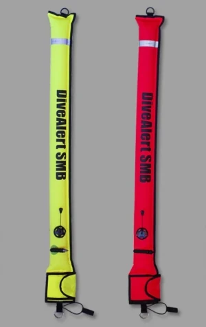New! Dive Alert SMB w/ Plastic Tip 45" Inches Long "Yellow w/ Plastic Tip!"  - Product Image