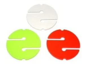 Cave Non Directional Line Cookies "Round Type" "Neon YELLOW" - Product Image