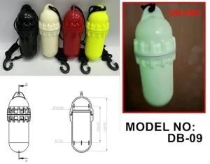 New Limited Item @ Special Intro Pricing! ROUND Bottom Dry Box Canister "High Viz Neon Yellow" - Product Image