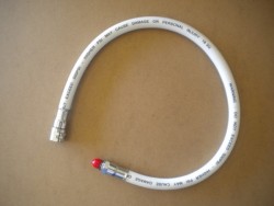 15" LP PVC Rubber Hose WHITE - Product Image