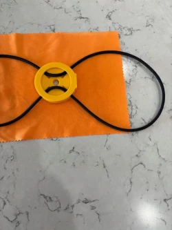 Convex Mirrow w/ Color Mount: PINK also Colored Bungee