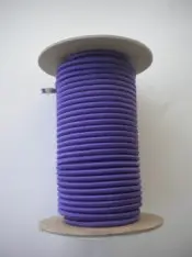  New! 3/6" Bungee Shock Cord "Purple" 50ft Spool  Commercial Grade - Product Image