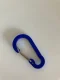 2" Inch Aluminum Blue Flat Carabiner w/ Stainless swing gate