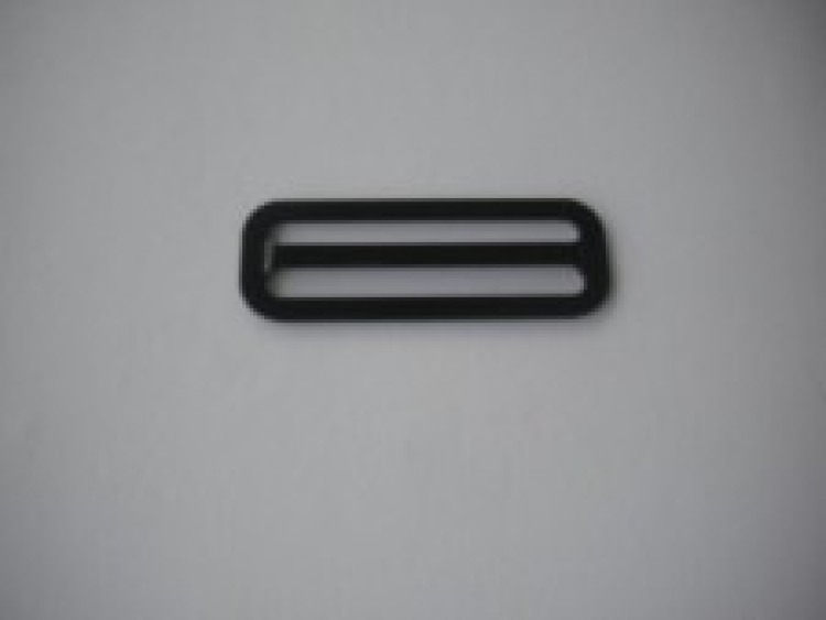 2InchLightweightAluminumSliderNoTeethsmoothBLACKfinish