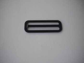 2InchStainlessSteelSliderNOTEETHBlackPowderCoatedHeavyDutyType