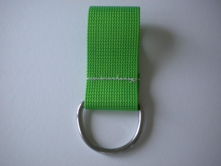 2InchWebbingD-Ring6mmGREEN