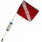 2 Piece Flag Float "Cylinder Shape Float"