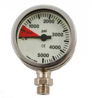 2.5" Tech Spg W/Red Warning Area