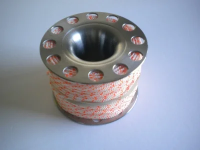 200ftStainlessSteelFingerSpoolWhitelineworangetracer