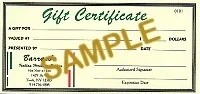 $100.00 Gift Certificate