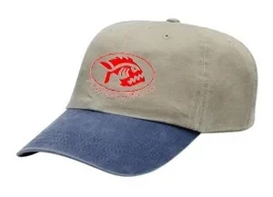 Khaki w/Navy Bill Cap - Product Image