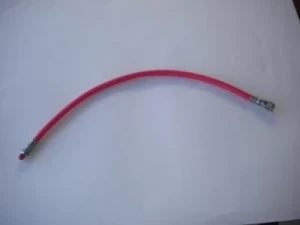 22" Double Braided BC Hose "RED" - Product Image