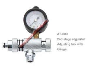 2nd stage regulator adjusting tool with gauge "Flat Blade Model" - Product Image