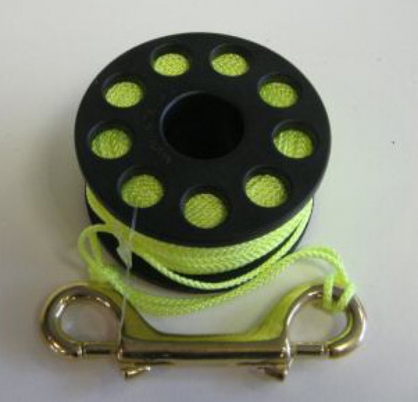 75FingerSpoolwBlackspoolbodyw4BrassDoubleEnderHighVizYellowLine