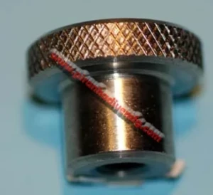 Backplate Knob 5/16 Inch "Electro-Plated" - Product Image