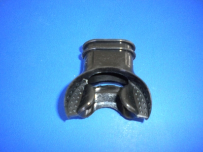SiliconeToughBiteMouthPieceBLACK