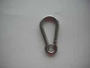 3 7/16" Inch Stainless Steel Carabineer w/ Grommet    CG-#9 - Product Image