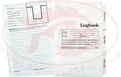 Deluxe 3 Ring Log Book Inserts w/ Tabs - Product Image