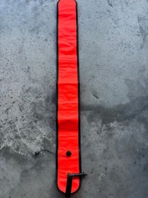 45" Inches Piranha Dive Mfg.. SMB! .."Closed bottom Smb" "ORANGE! both Sides" 