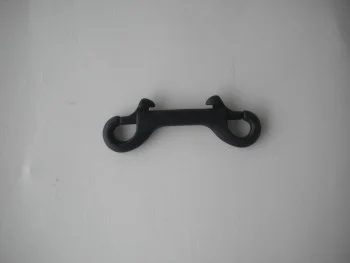 3.5BlackPowderCoatedStainlessSteelDoubleEnder