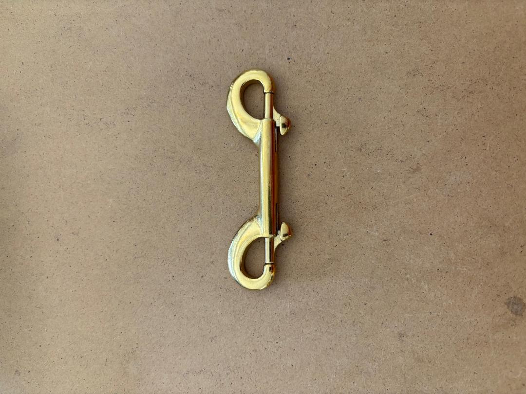 New & Limited! 4" Stainless Steel Coated Double Ender "Iridescent Yellow Gold Colored  Body!" - Product Image