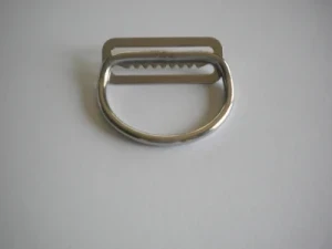 45 Degree D-Ring w/2 Inch Slide "Teeth"  - Product Image