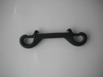 4.75BlackPowderCoatedStainlessSteelDoubleEnder