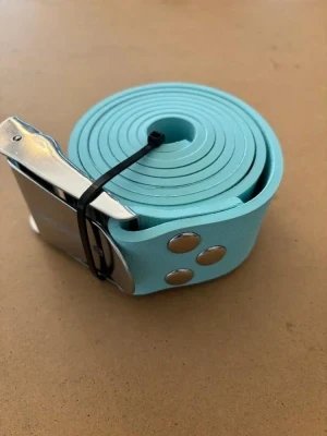 55" (140cm) Rubber Weight Belt with Standard SS Buckle "1 Only in Light Green!" - Product Image